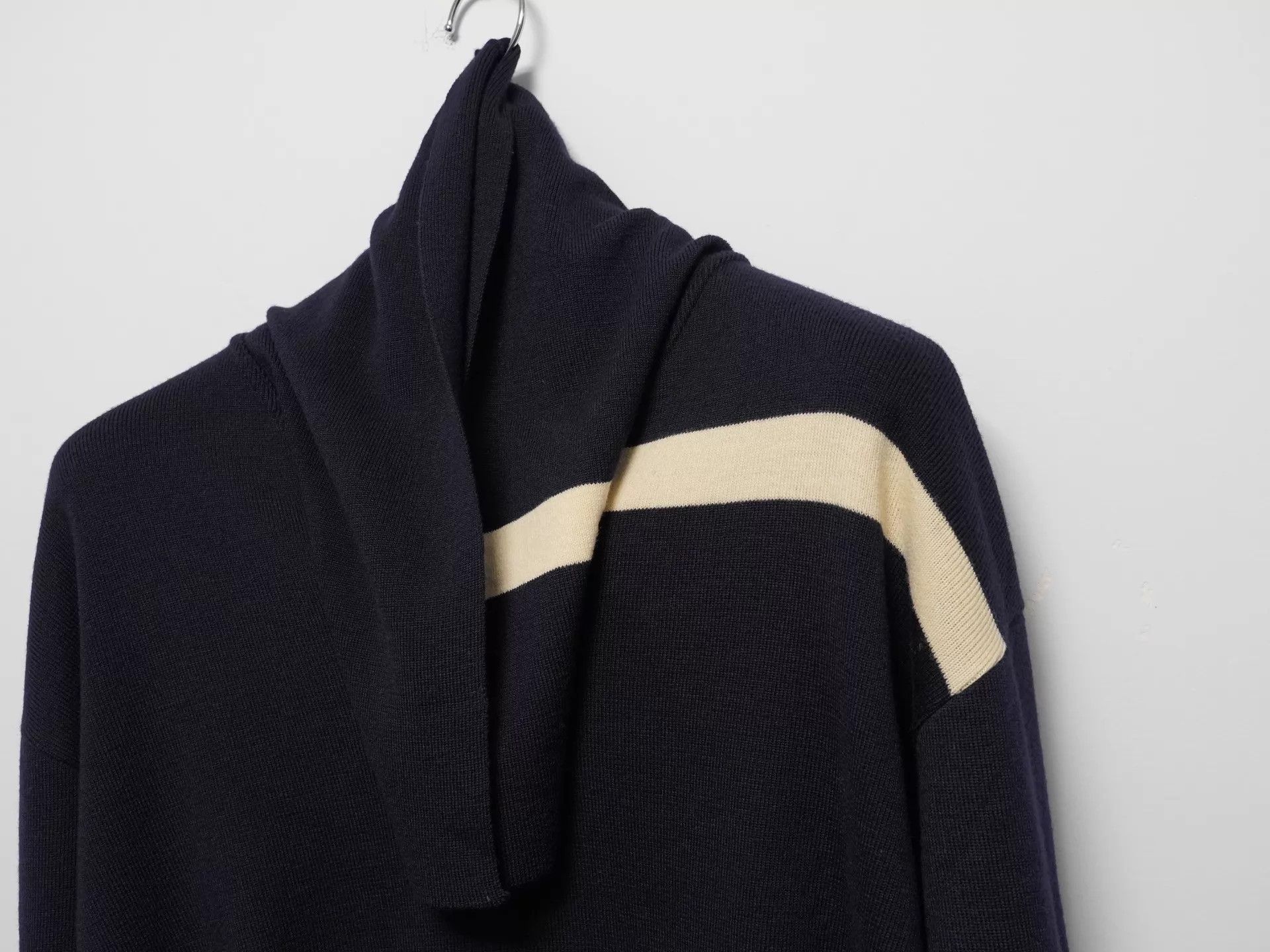 Yohji Yamamoto YohjiYamamoto1980ssNavalCollarWoolKnitSweaterM Size US M / EU 48-50 / 2 - 4 Thumbnail