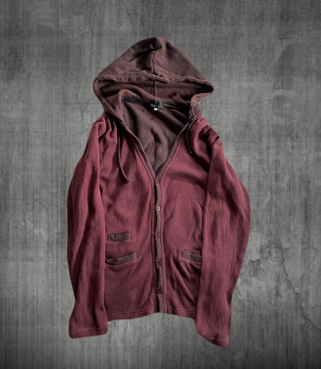 If Six Was Nine 2000s Japanese archive Vkei Docking Hooded Cardigan Y2K Size US M / EU 48-50 / 2 - 1 Thumbnail