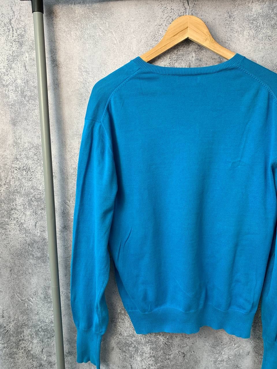 Evisu Evisu V-Neck Sweater LS Sweatshirt Jumper Cotton Pullover Size US XL / EU 56 / 4 - 4 Thumbnail