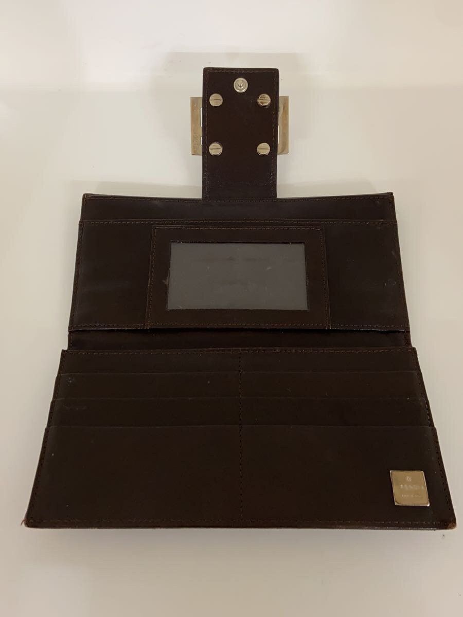 Fendi Fendi Leather Long Wallet Brown Size ONE SIZE - 4 Thumbnail