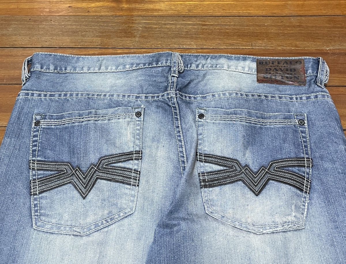 Buffalo David Bitton × Vintage Rare Design Vintage Buffalo David Bitton Baggy Jeans 2000s Size US 38 / EU 54 - 4 Thumbnail