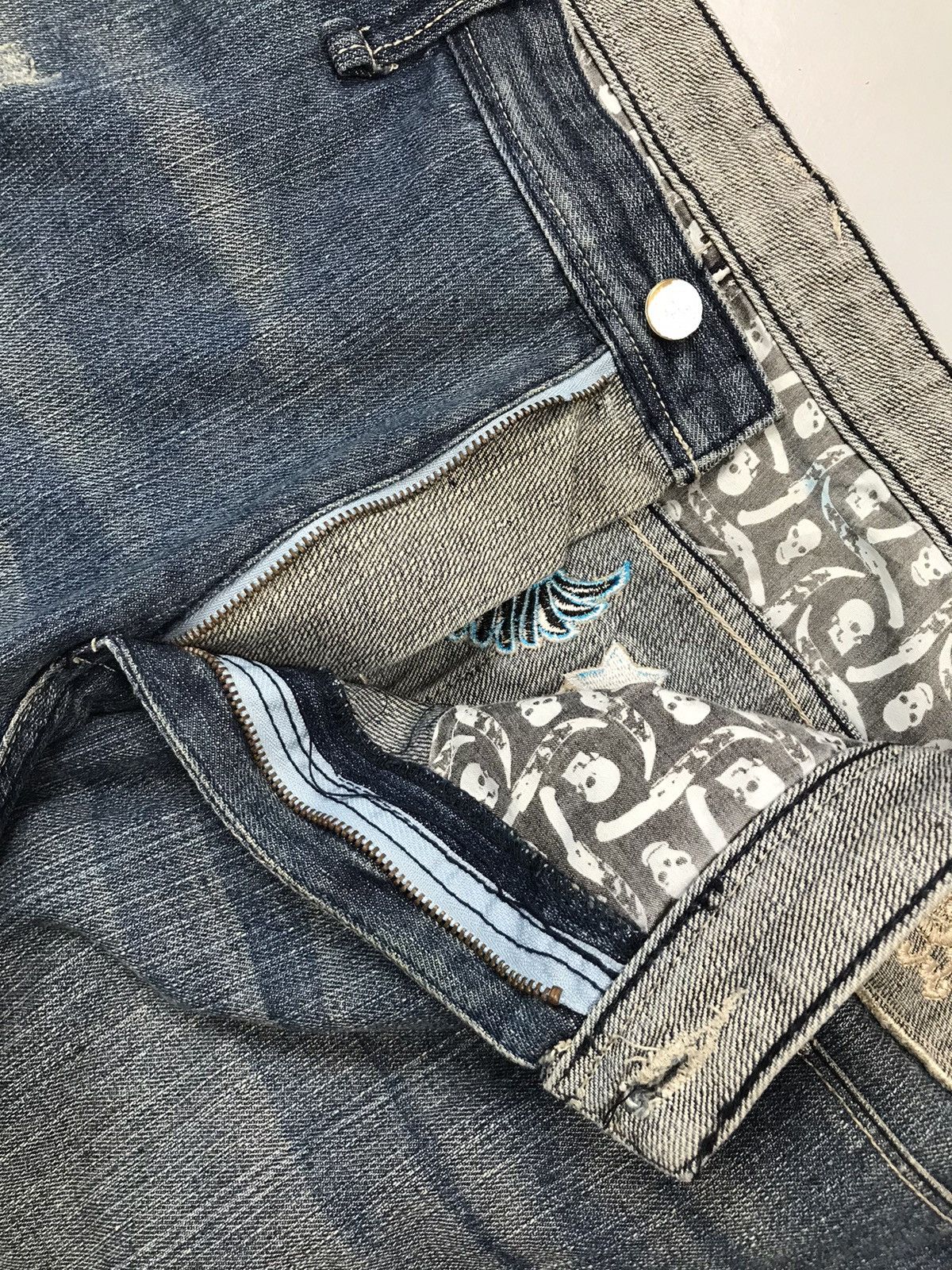 Southpole Vintage Artful dodger embroidered denim Size US 44 / EU 60 - 6 Thumbnail
