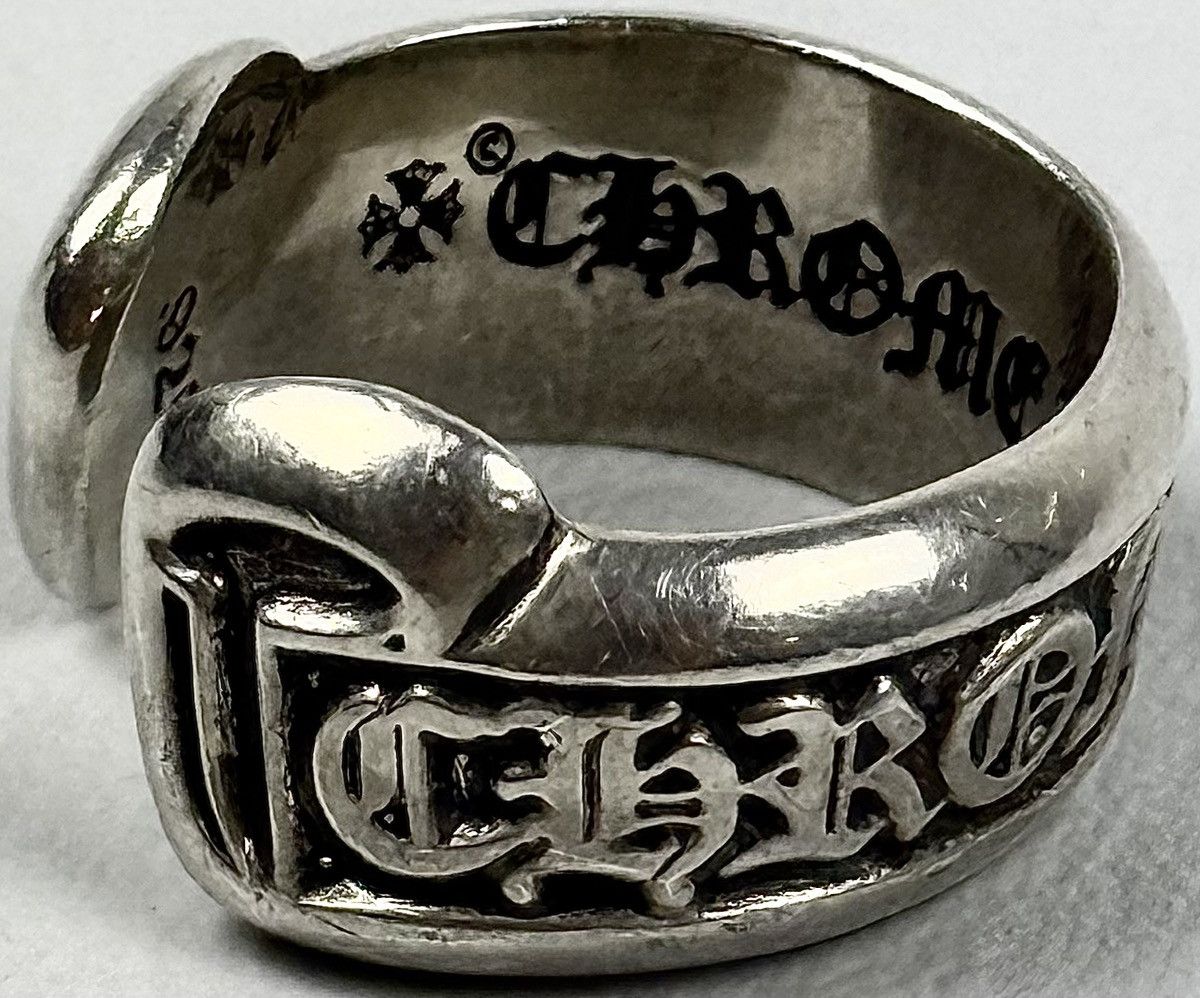 Chrome Hearts Chrome Hearts - Scroll - Label Ring (SIZE 7) Size ONE SIZE - 1 Thumbnail