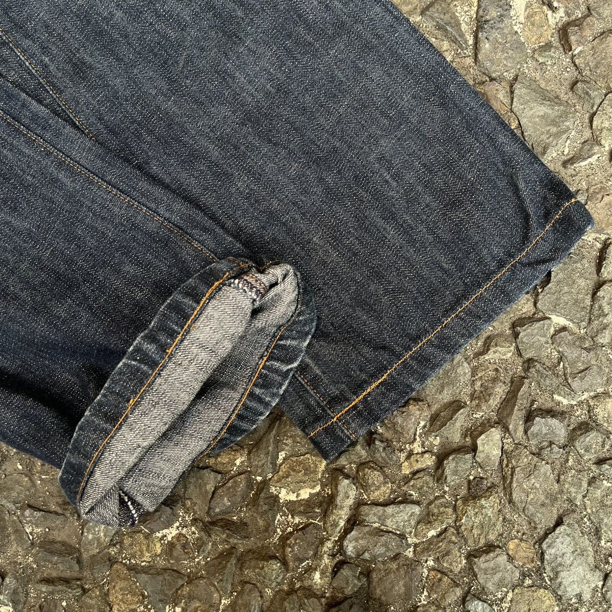 Miu Miu Miu Miu Fall/Winter 2001 Denim Fiammato Jeans Size 29" - 7 Thumbnail