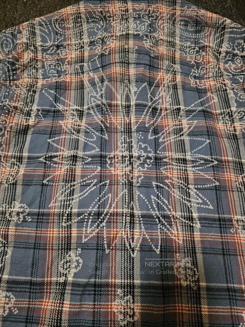 Amiri Amiri Bandana Print Fringe Button. Size US XL / EU 56 / 4 - 5 Thumbnail
