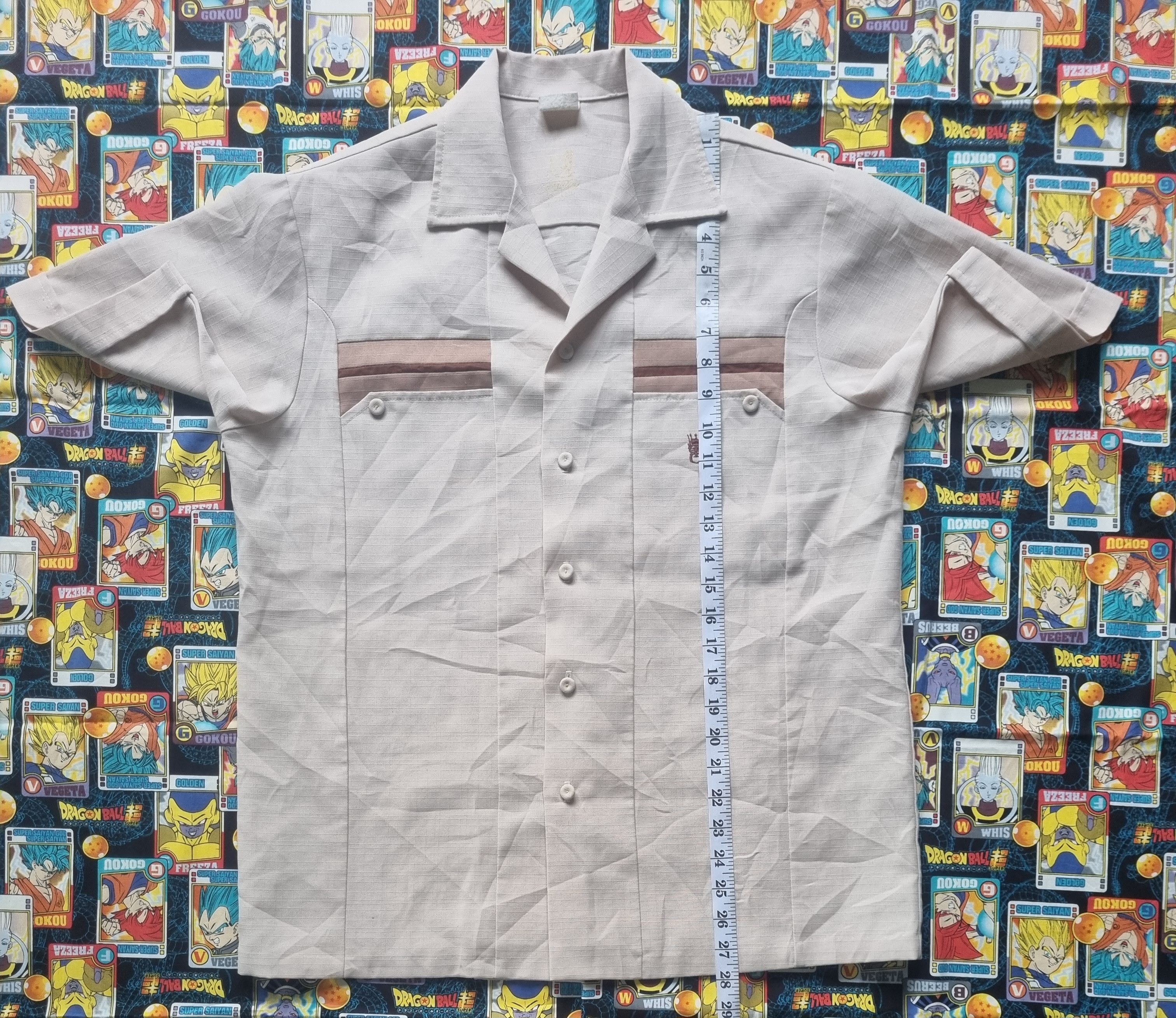 IOLANI Vtg 70s Iolani Executive Beige Hawaiian Cabana Rocky Shirt L Size US L / EU 52-54 / 3 - 4 Thumbnail