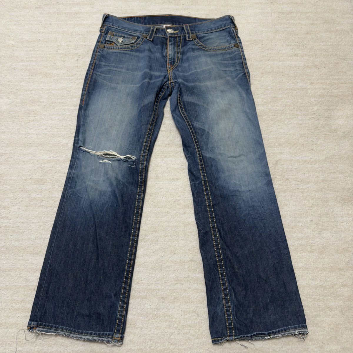 True Religion Vintage True Religion Rainbow Ricky Jeans Men's Actual 38x31 Size US 38 / EU 54 - 4 Thumbnail