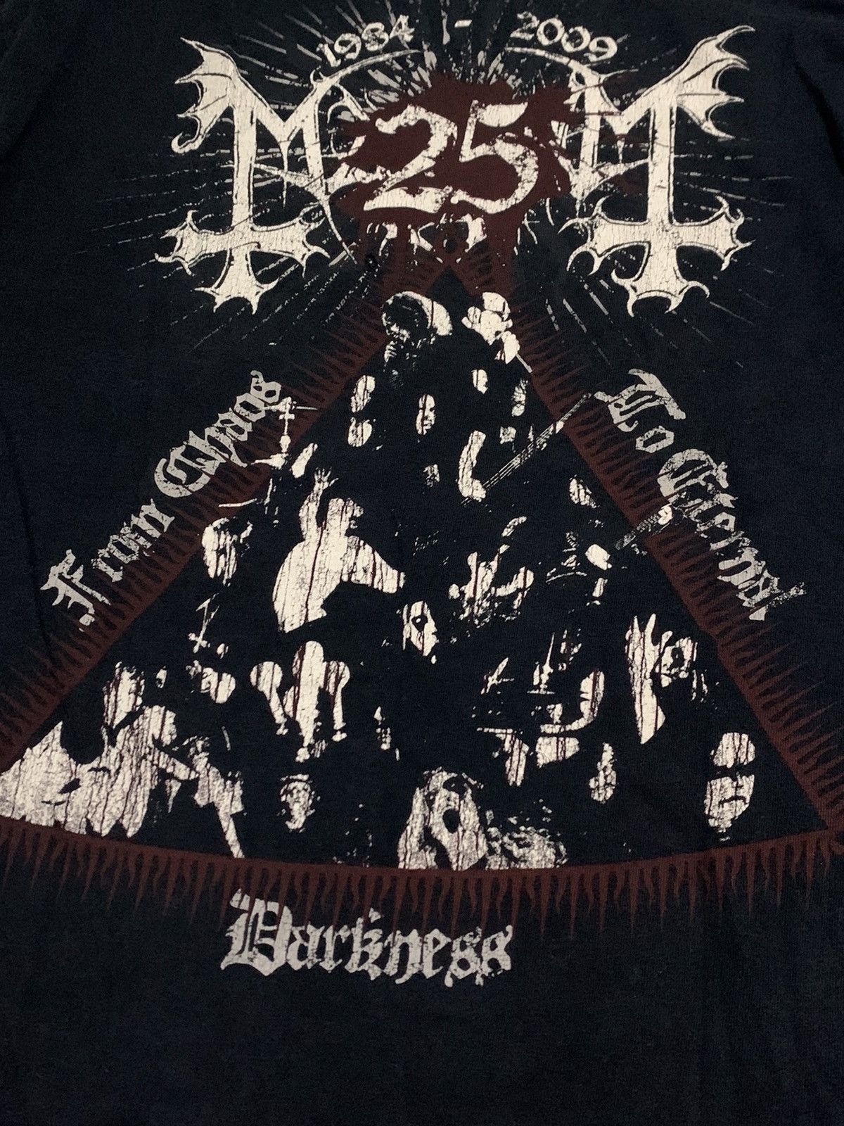 Band Tees × Vintage Vintage 00s Mayhem 25 Years Anniversary Shirt Size US M / EU 48-50 / 2 - 7 Thumbnail