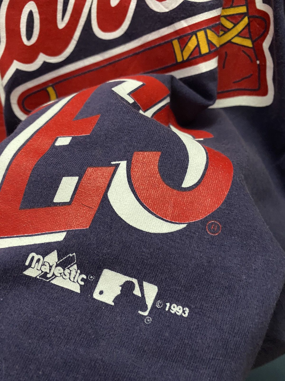Majestic Vintage 1993 Atlanta Braves Big Scripts Size US L / EU 52-54 / 3 - 4 Thumbnail