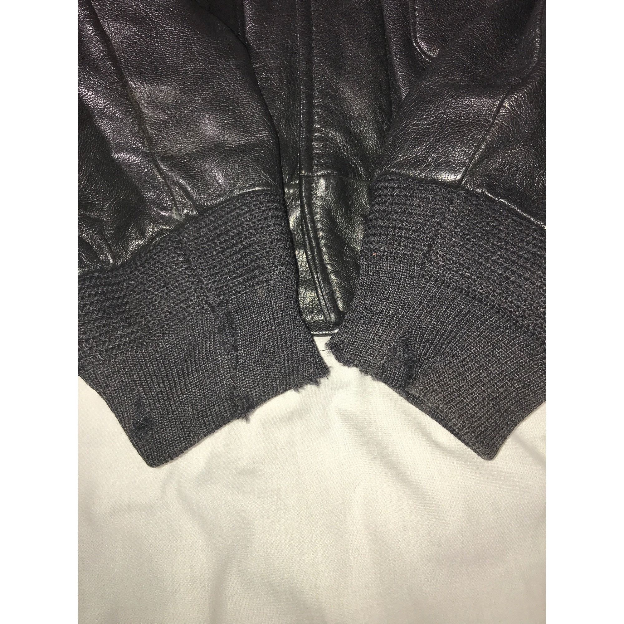 Vintage Sporty’s Pilot Shop Black Goat Skin Leather Aviator Jacket Size US S / EU 44-46 / 1 - 7 Thumbnail