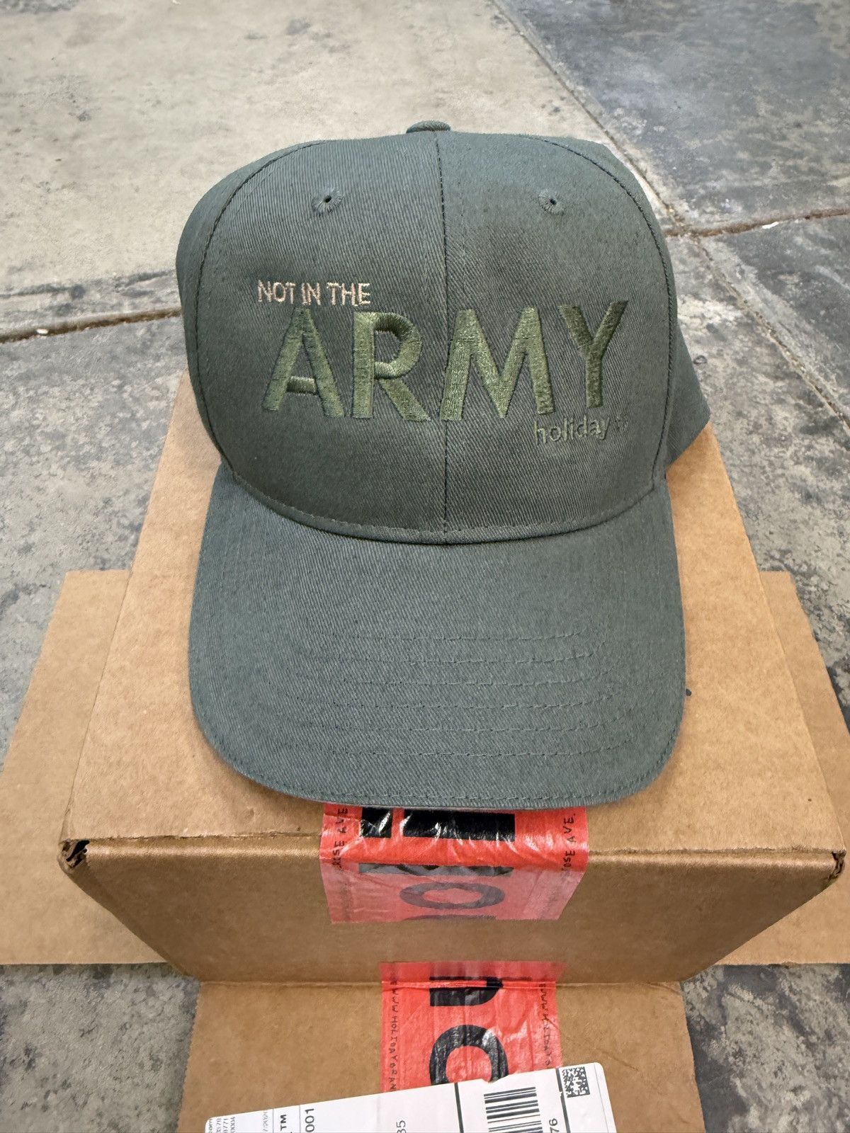 Holiday Brand Holiday Not In The Army Hat Size ONE SIZE - 1 Thumbnail