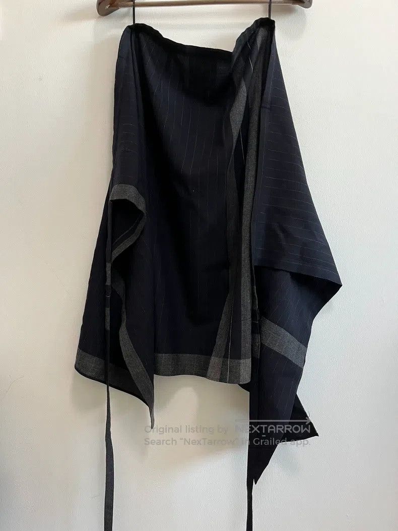 Comme des Garcons Comme des Garcons size F Navy Striped Skirt Size 24" / US 00 / IT 34 - 4 Thumbnail