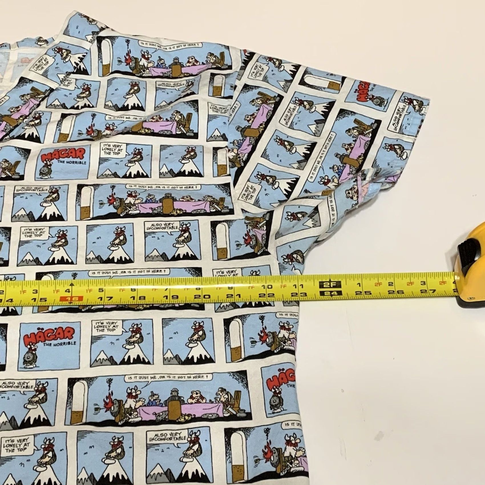 Haggar Hagar The Horrible Scrub Top Unisex L Size Multi-Color Medical Shirt Size US L / EU 52-54 / 3 - 5 Thumbnail