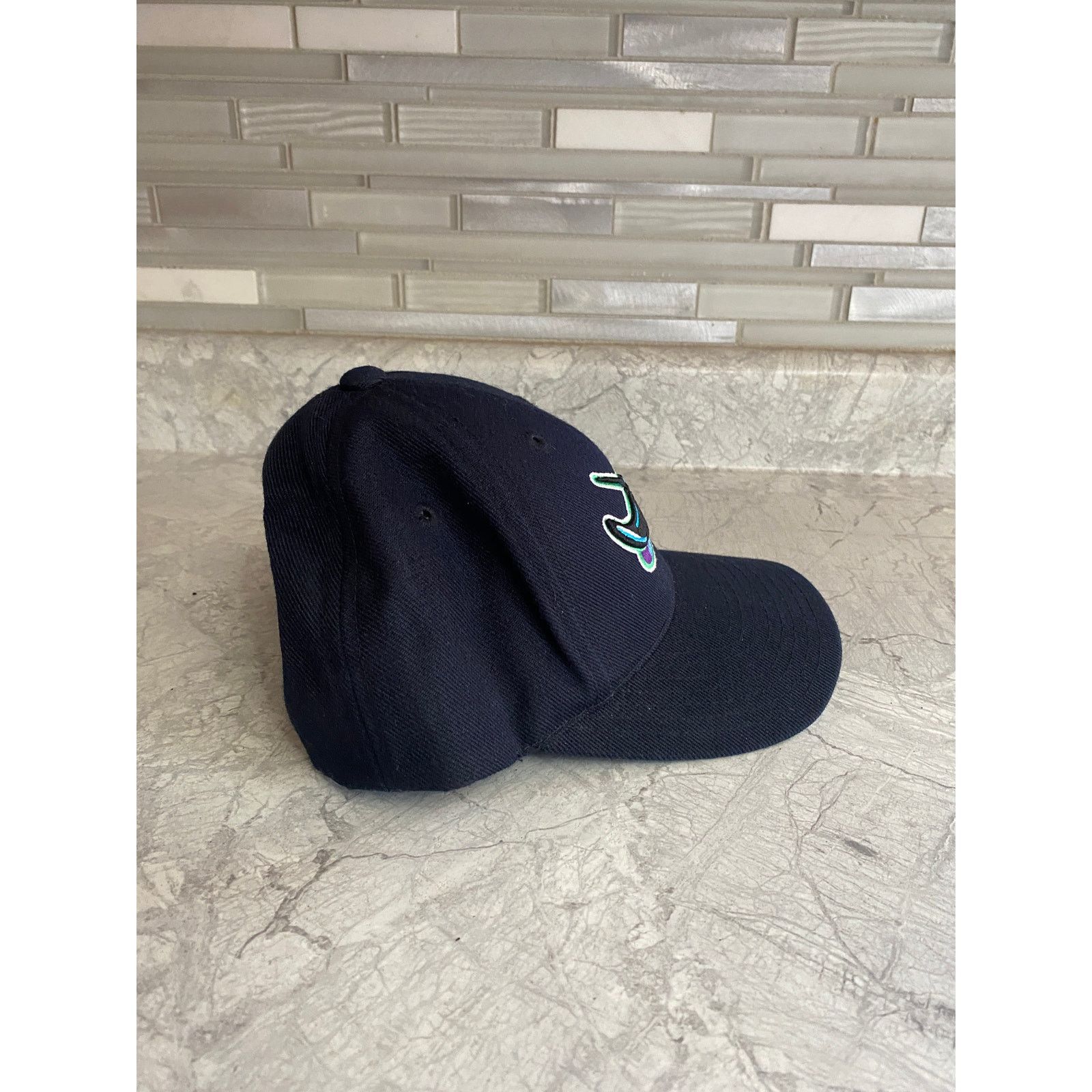 Logo Athletic Vintage Tampa Bay Devil Rays Snapback Baseball Hat Size ONE SIZE - 5 Thumbnail
