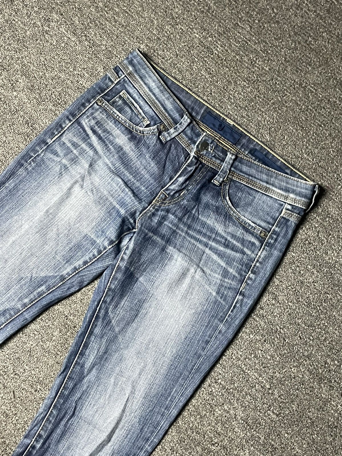 Japanese Brand × Uniqlo × Vintage UNIQLO Brand Slim Fit Denim Jeans (91) Size 28" / US 6 / IT 42 - 4 Thumbnail