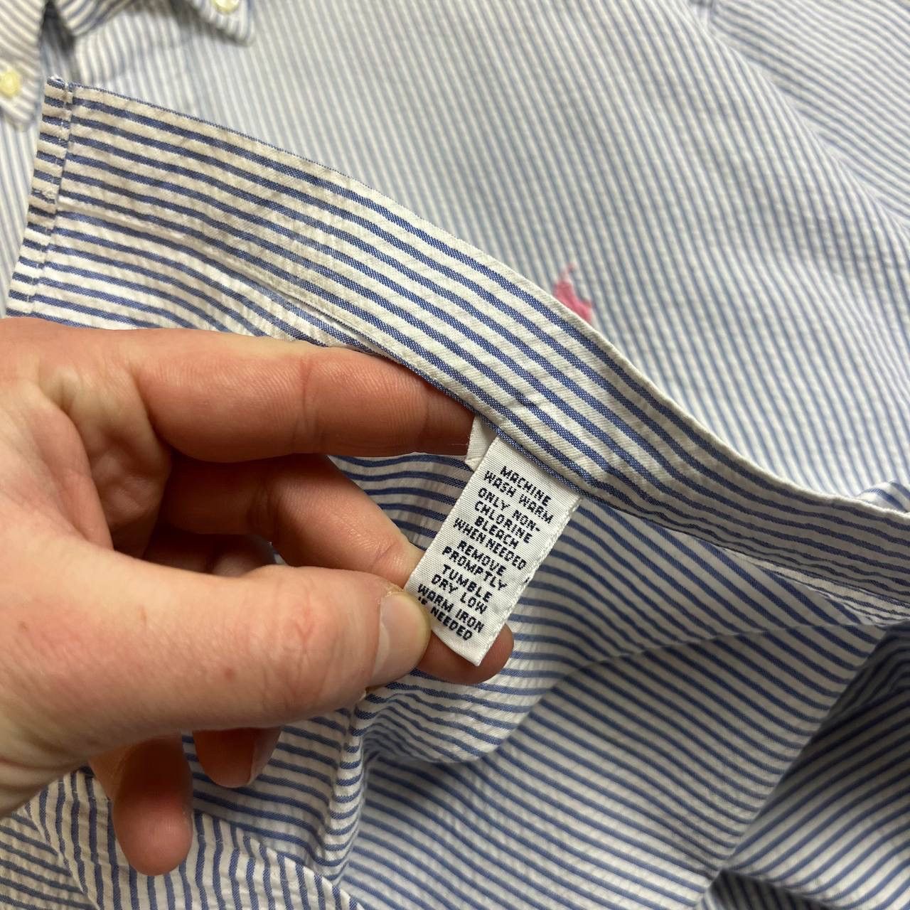 Polo Ralph Lauren Polo Ralph Lauren Luxury Mini Logo Striped Button Up Shirt Size US XXL / EU 58 / 5 - 5 Thumbnail