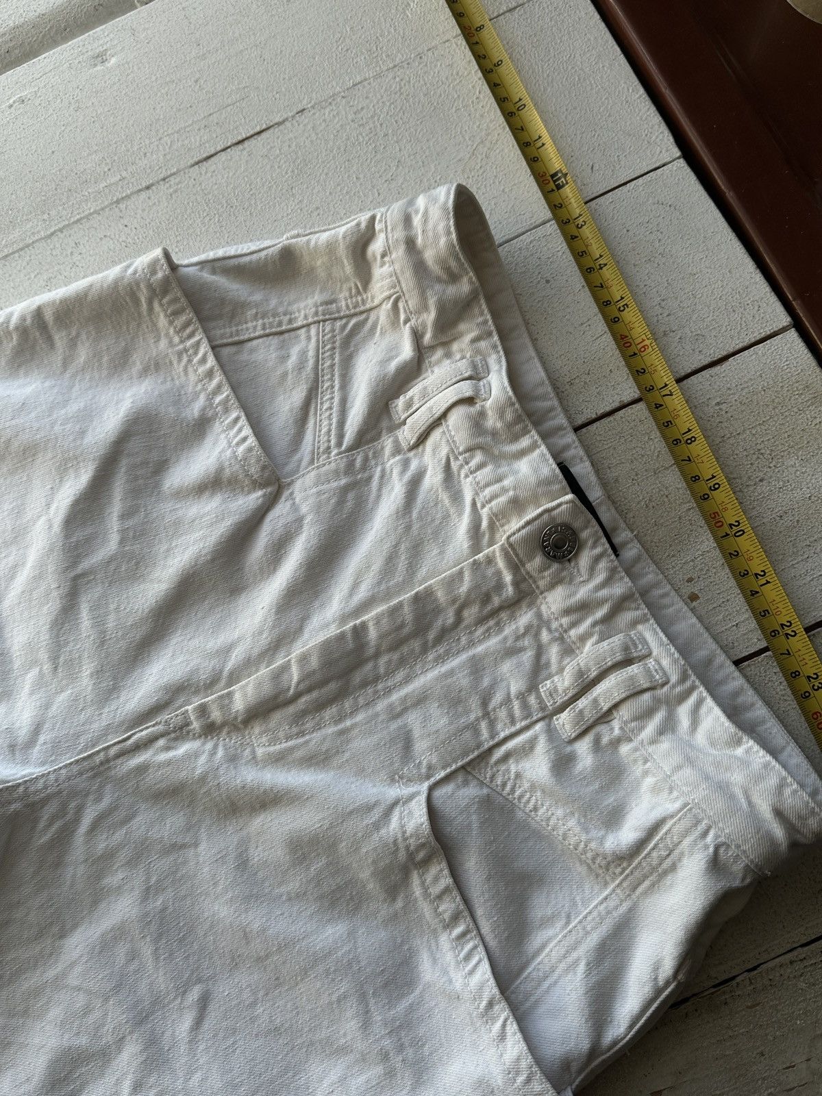 Isabel Marant 🚨 ISABEL MARANT WHITE WOMEN JEANS PANTS LUXURY Size 28" / US 6 / IT 42 - 2 Thumbnail