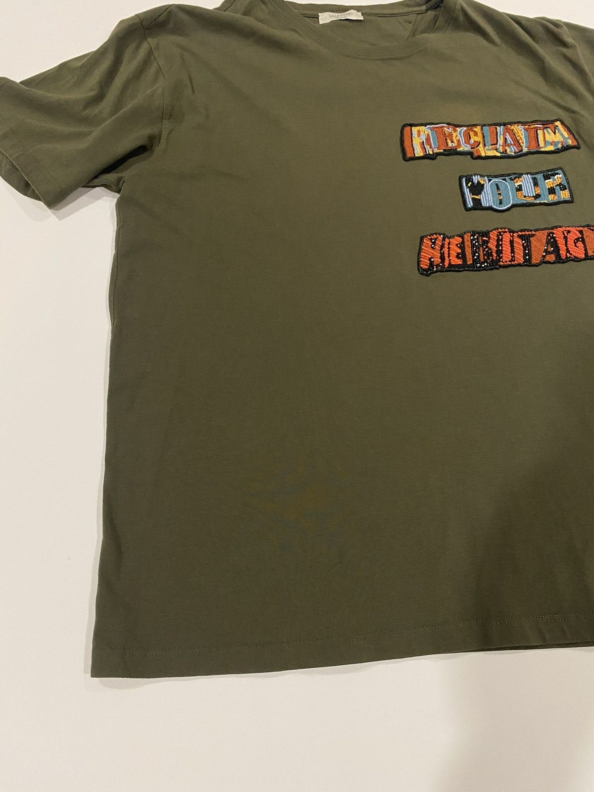 Valentino Valentino Beaded Patch Tee Size US XL / EU 56 / 4 - 3 Thumbnail