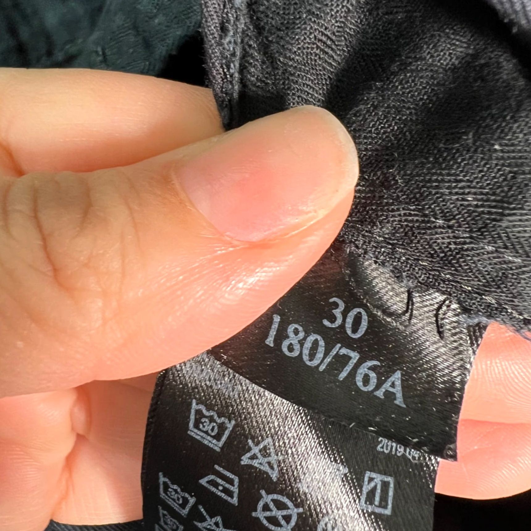 Allsaints AllSaints Mens Pants Black Cotton Slim Fit Chino Tapered Leg Flat Front 30 Inseam 25 Casual N/A Size US 30 / EU 46 - 4 Thumbnail
