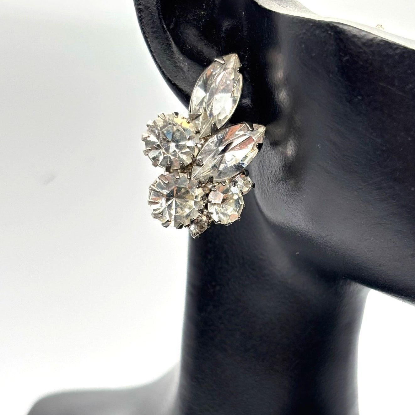 Other Stunning Silver Crystal Earrings Size ONE SIZE - 1 Thumbnail