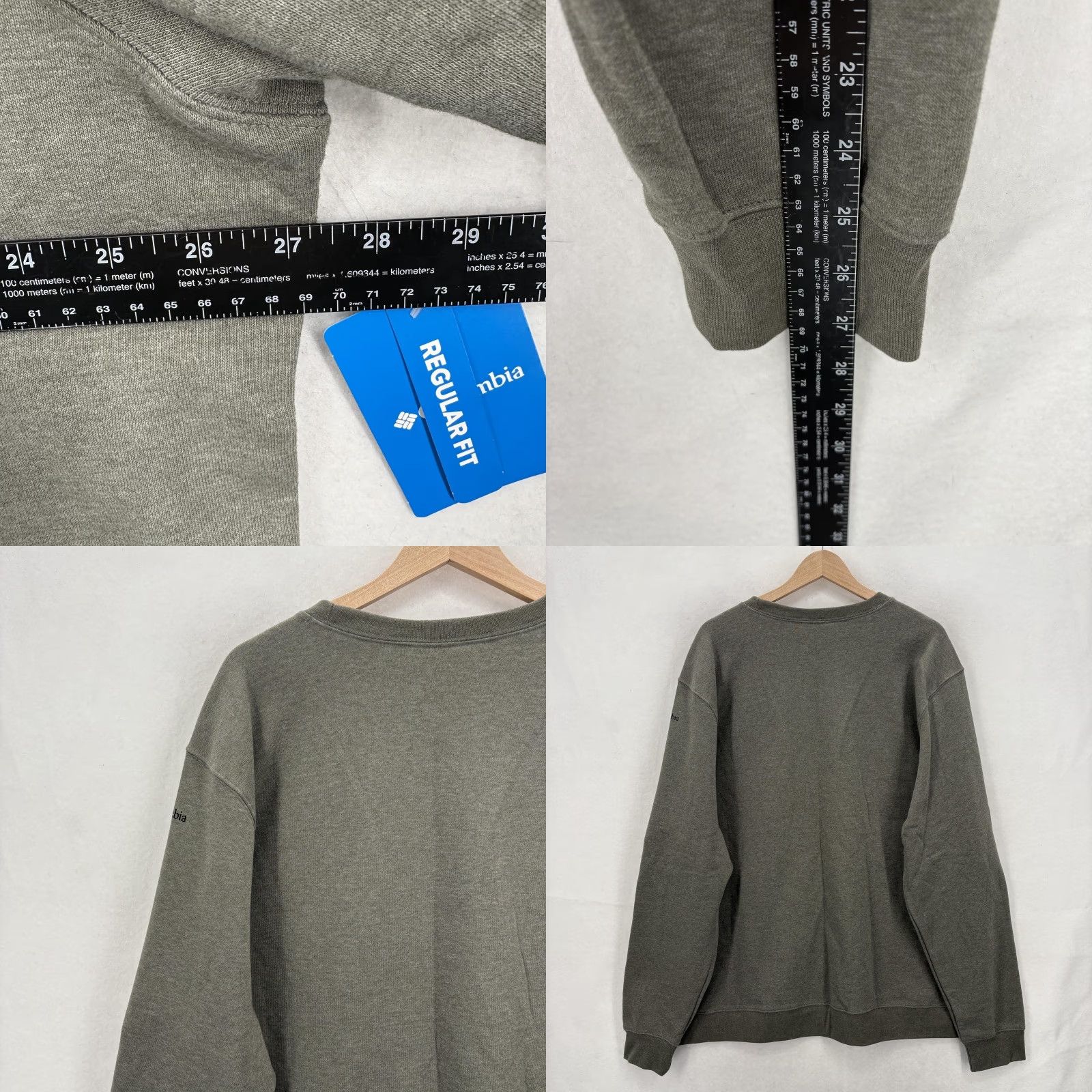 Vintage Columbia Trek Crew Sweatshirt Mens 2XL Green Fleece Pullover Regular Fit Outdoor Logo Size US XXL / EU 58 / 5 - 8 Thumbnail