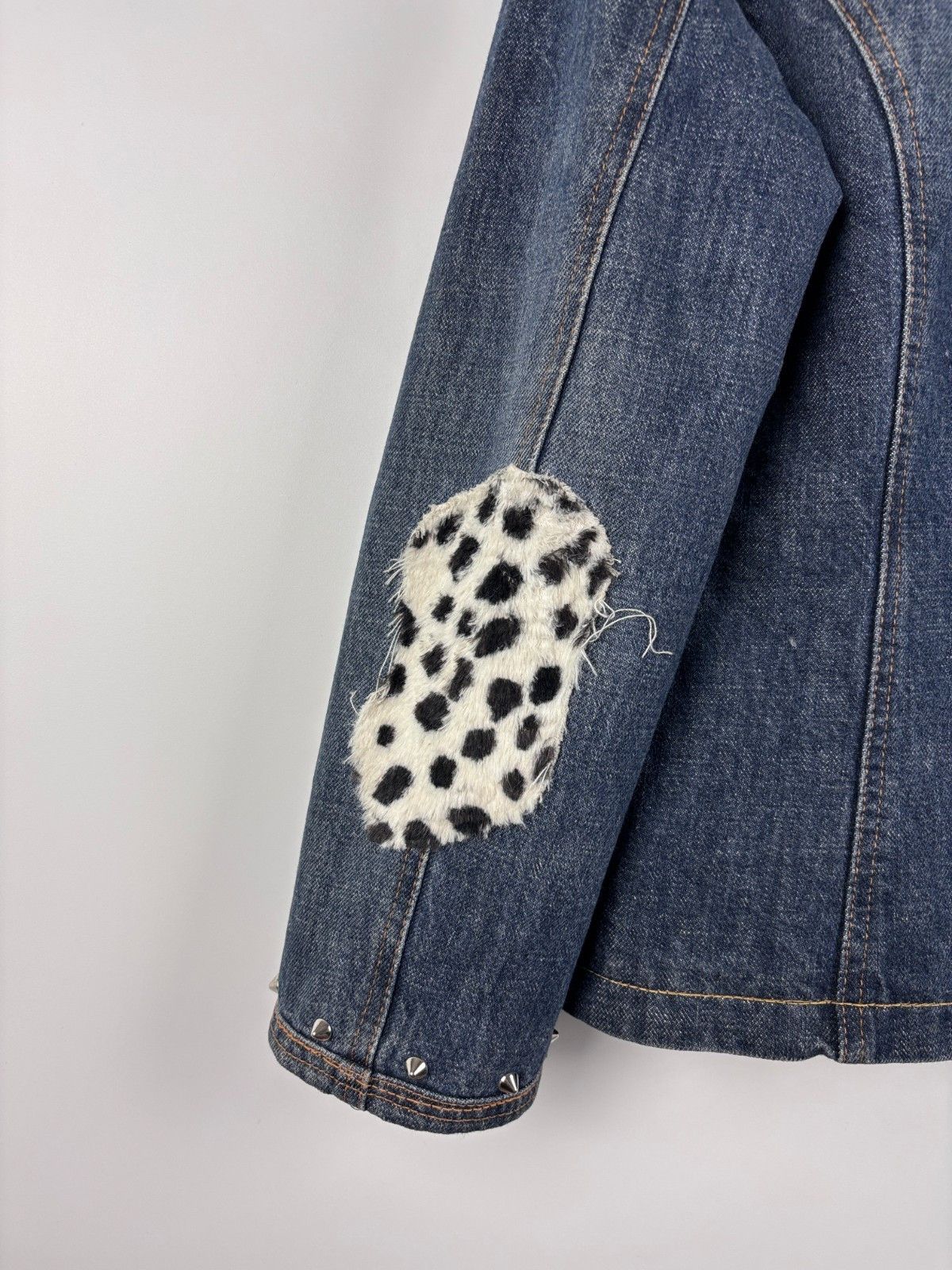 Other Vintage Roccobarocco Denim Jacket Blue Womens Size US 10 Size L / US 10 / IT 46 - 7 Thumbnail