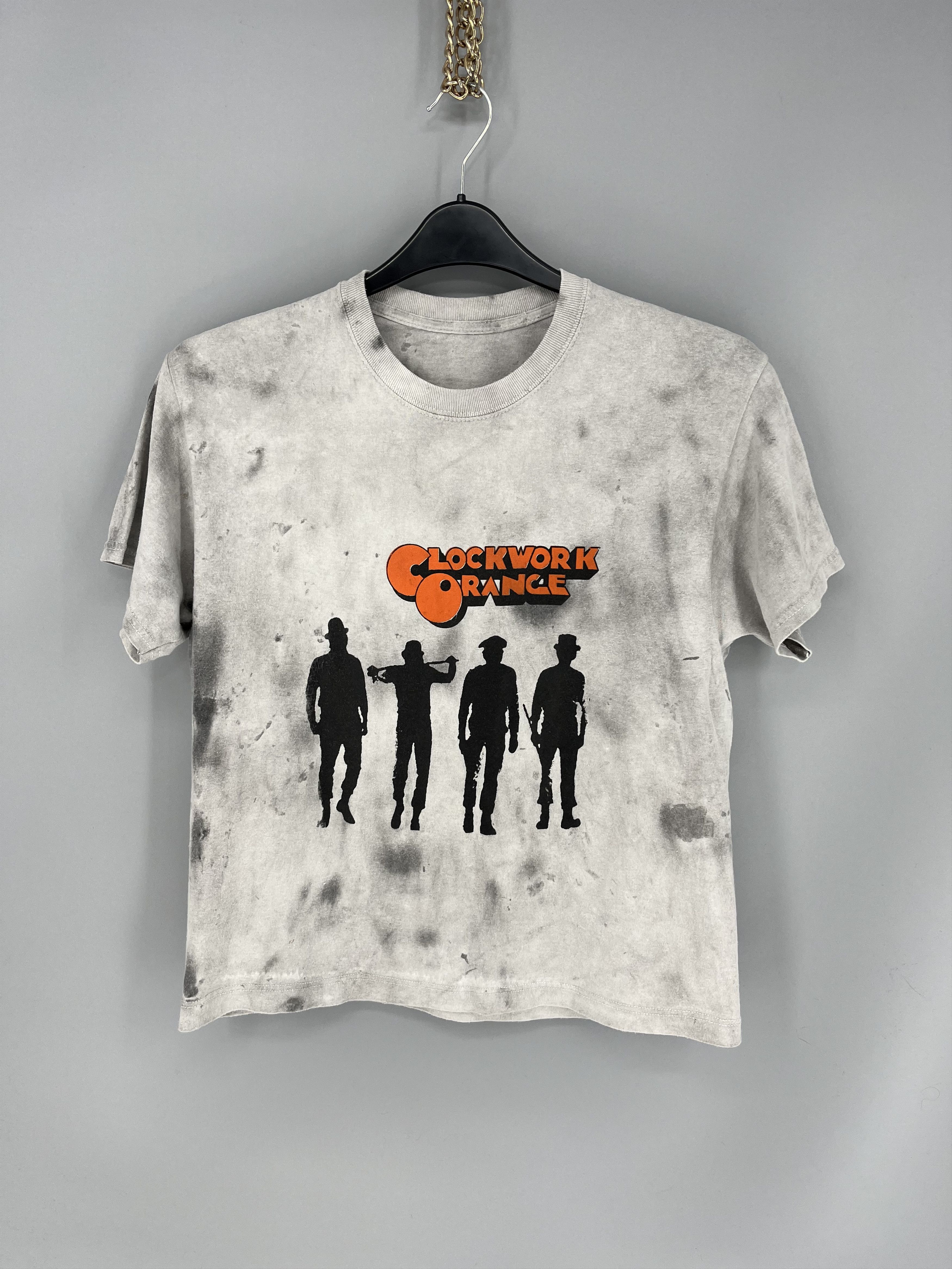 Band Tees × Vintage Vintage Y2K Clockwork Orange Dead Face Horror Tee Size US M / EU 48-50 / 2 - 1 Thumbnail