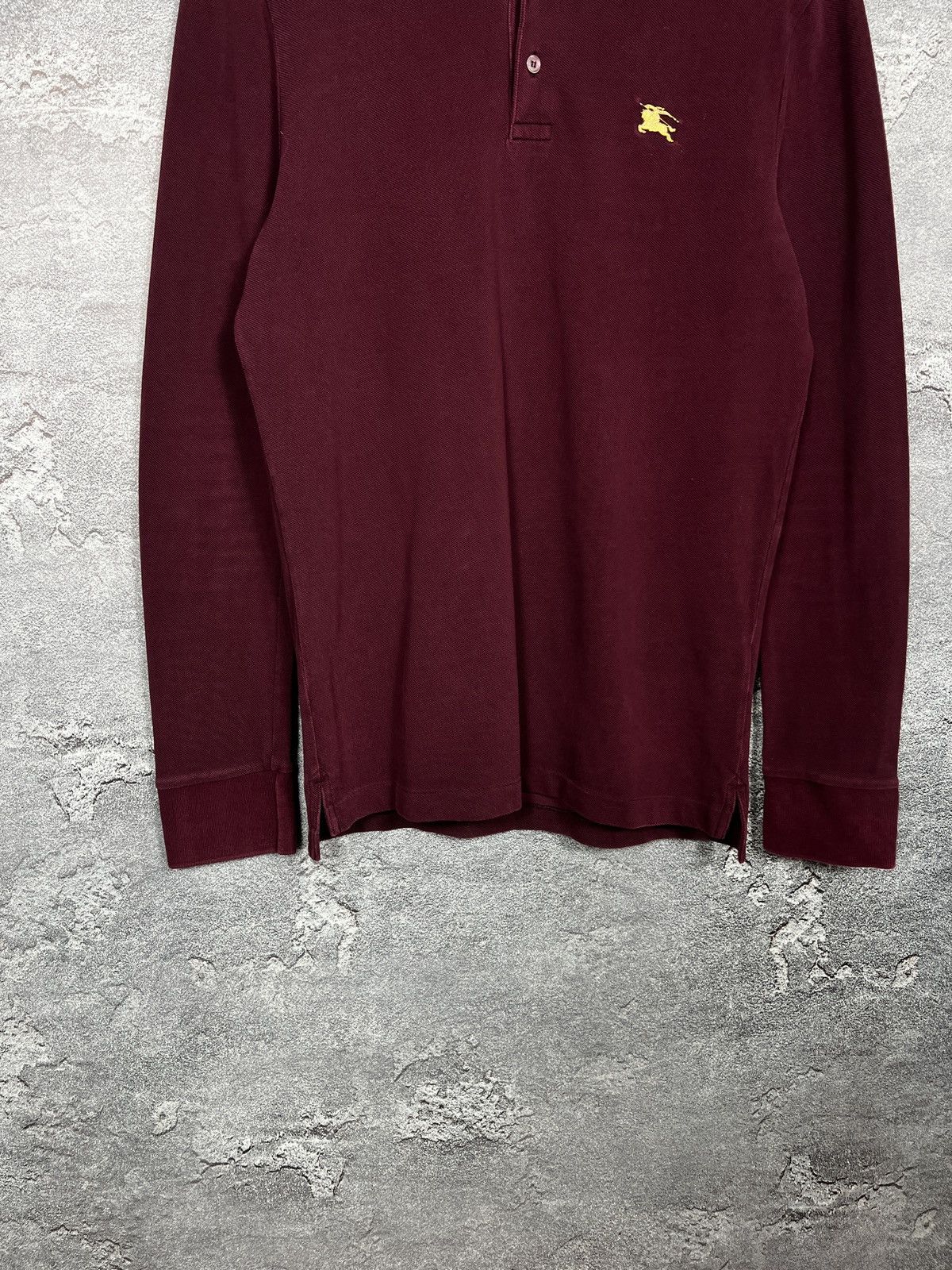 Burberry Vintage Burberry Long Sleeve Shirt With Metal Logo Size US S / EU 44-46 / 1 - 3 Thumbnail