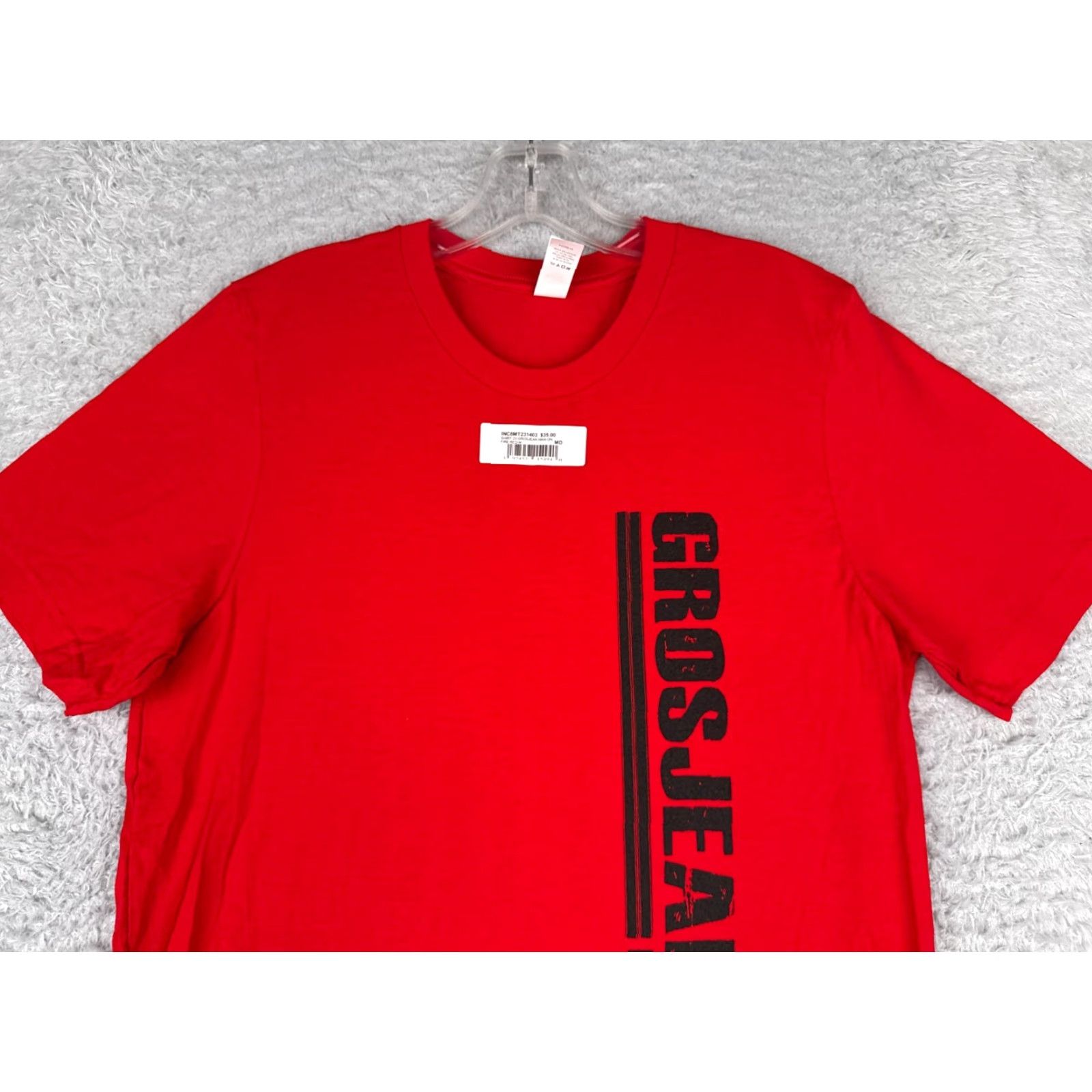 Vintage Indycar Shirt Adult Medium Red 2023 Grosjean 100% Cotton Man on Fire Shirt TAGS Size US M / EU 48-50 / 2 - 4 Thumbnail