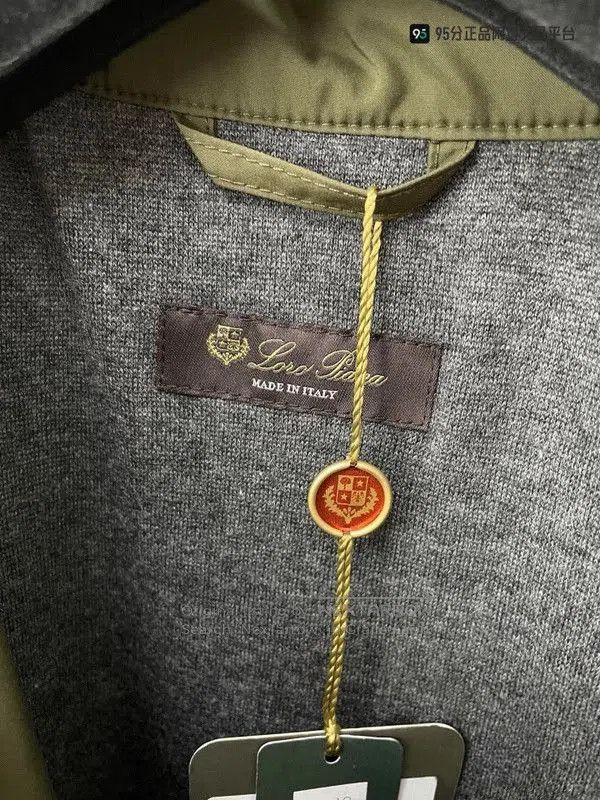 Loro Piana Loro Piana Men's Solid Stand Collar Zip Jacket. Size US M / EU 48-50 / 2 - 3 Thumbnail