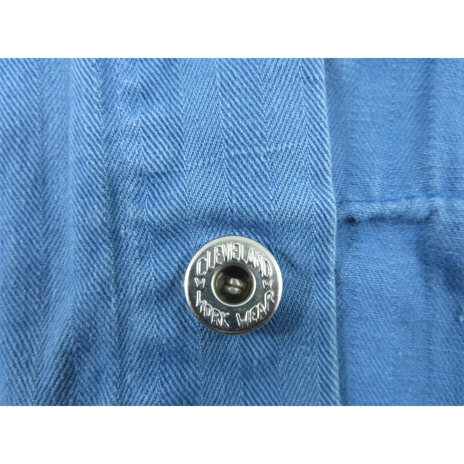 Other Cleveland Work Wear HBT Blue Shop Work Coat Sz 42 Size US L / EU 52-54 / 3 - 6 Thumbnail