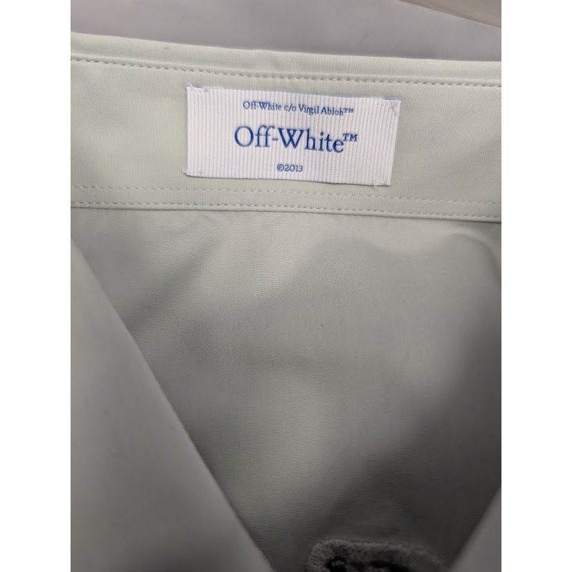 Off-White o1rshd1 Natlover Lace Heavycot Artic Button up Shirt Size US M / EU 48-50 / 2 - 16 Thumbnail