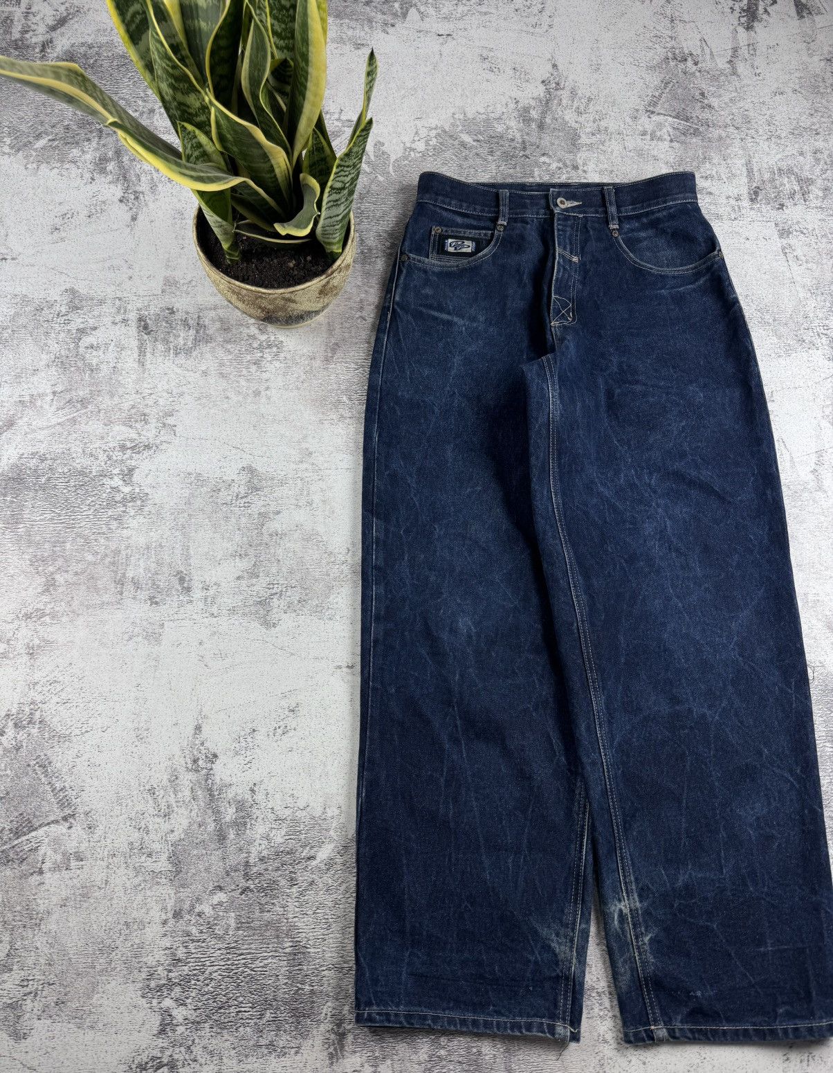 Pelle Pelle PELLE PELLE DENIM RAP HIP HOP BAGGY CARPENTER 90S JEANS PANTS Size US 30 / EU 46 - 13 Thumbnail