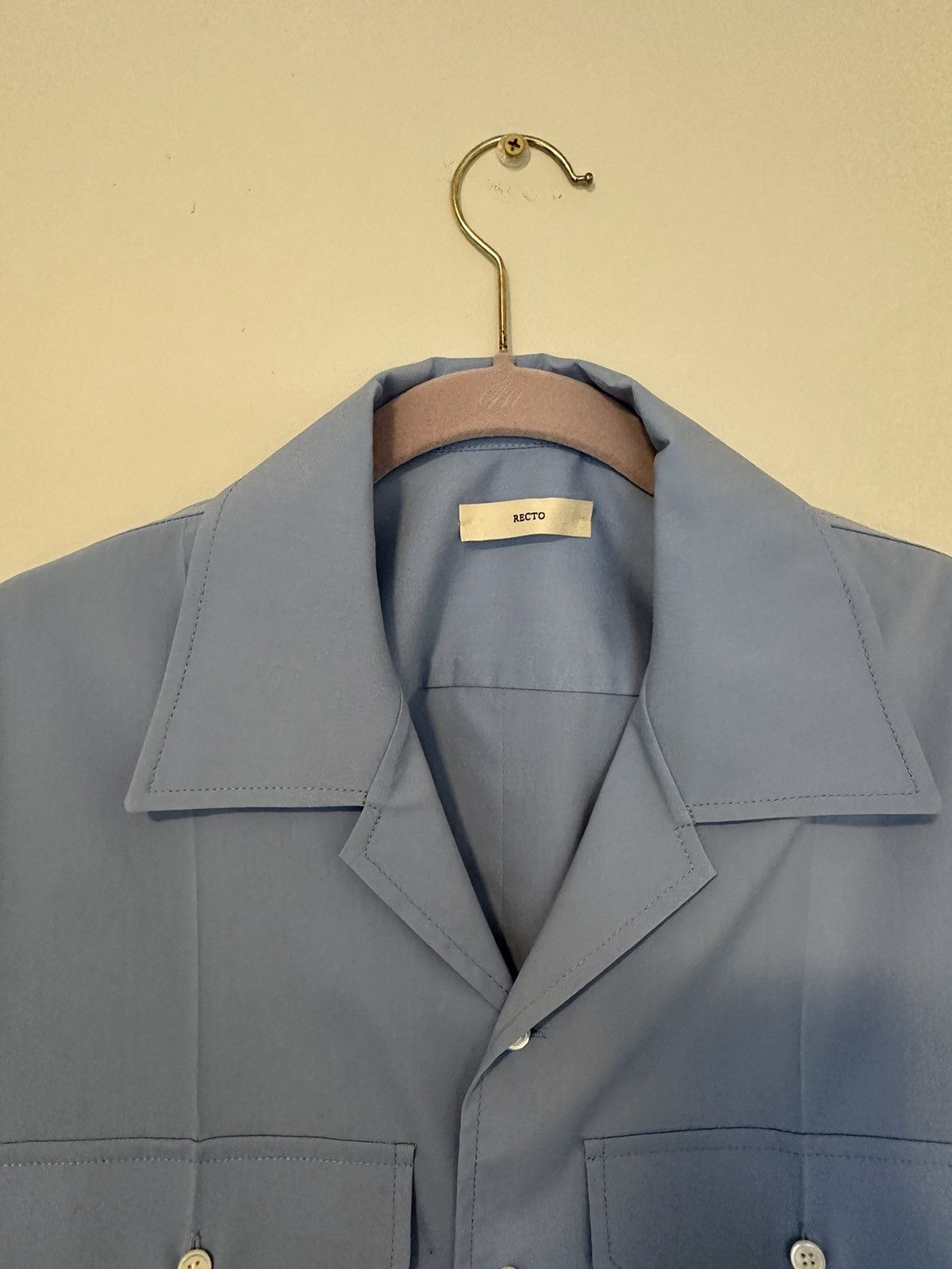 RECTO Recto Blue Fold Shirt Size US S / EU 44-46 / 1 - 3 Thumbnail