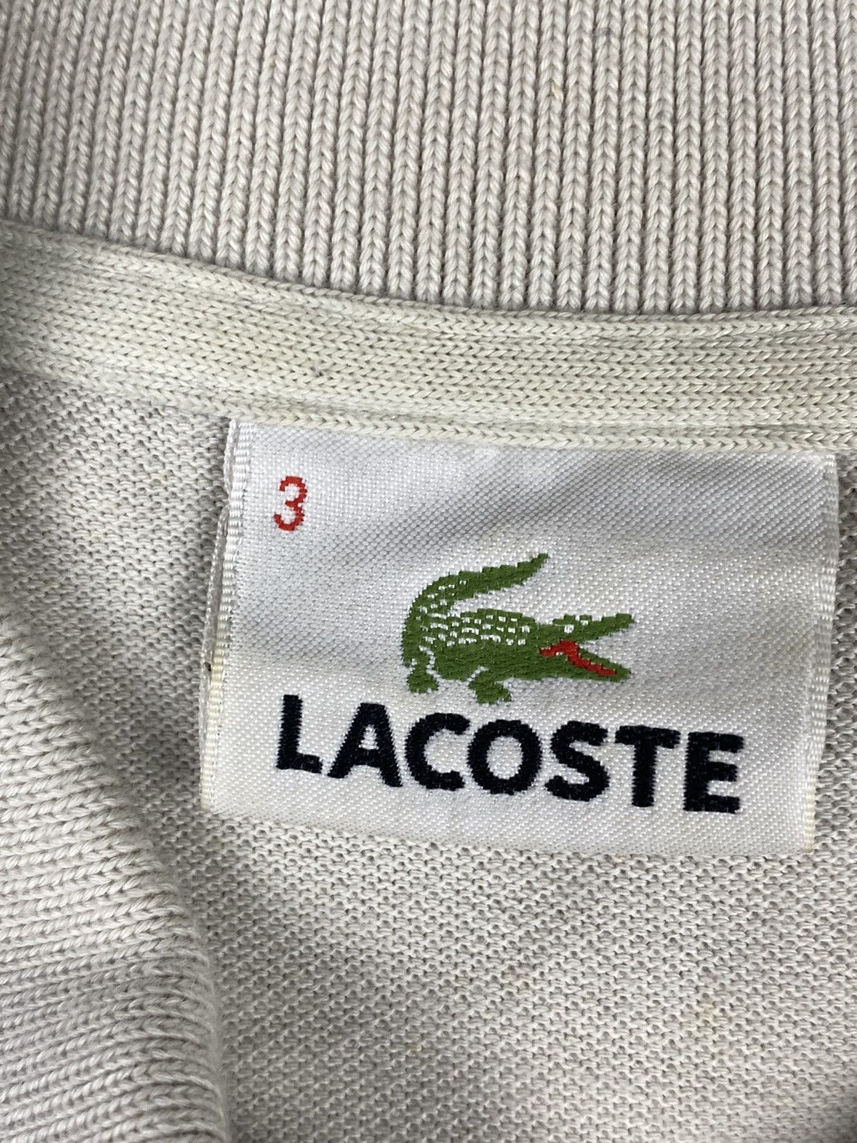 Lacoste Vintage Polo Lacoste Designer T Shirt Size 3 Size US M / EU 48-50 / 2 - 8 Thumbnail