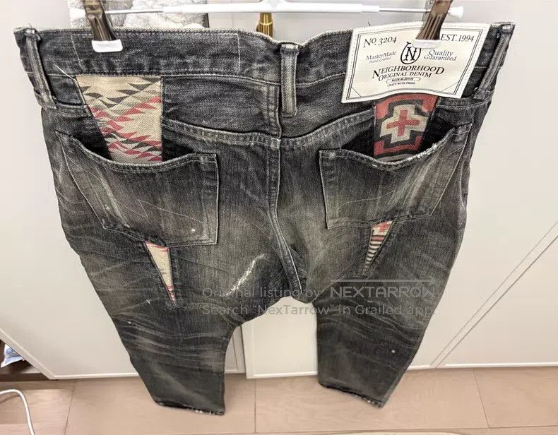 Neighborhood Neighborhood size L Fang Bull King Denim Pants Size US 27 - 7 Thumbnail