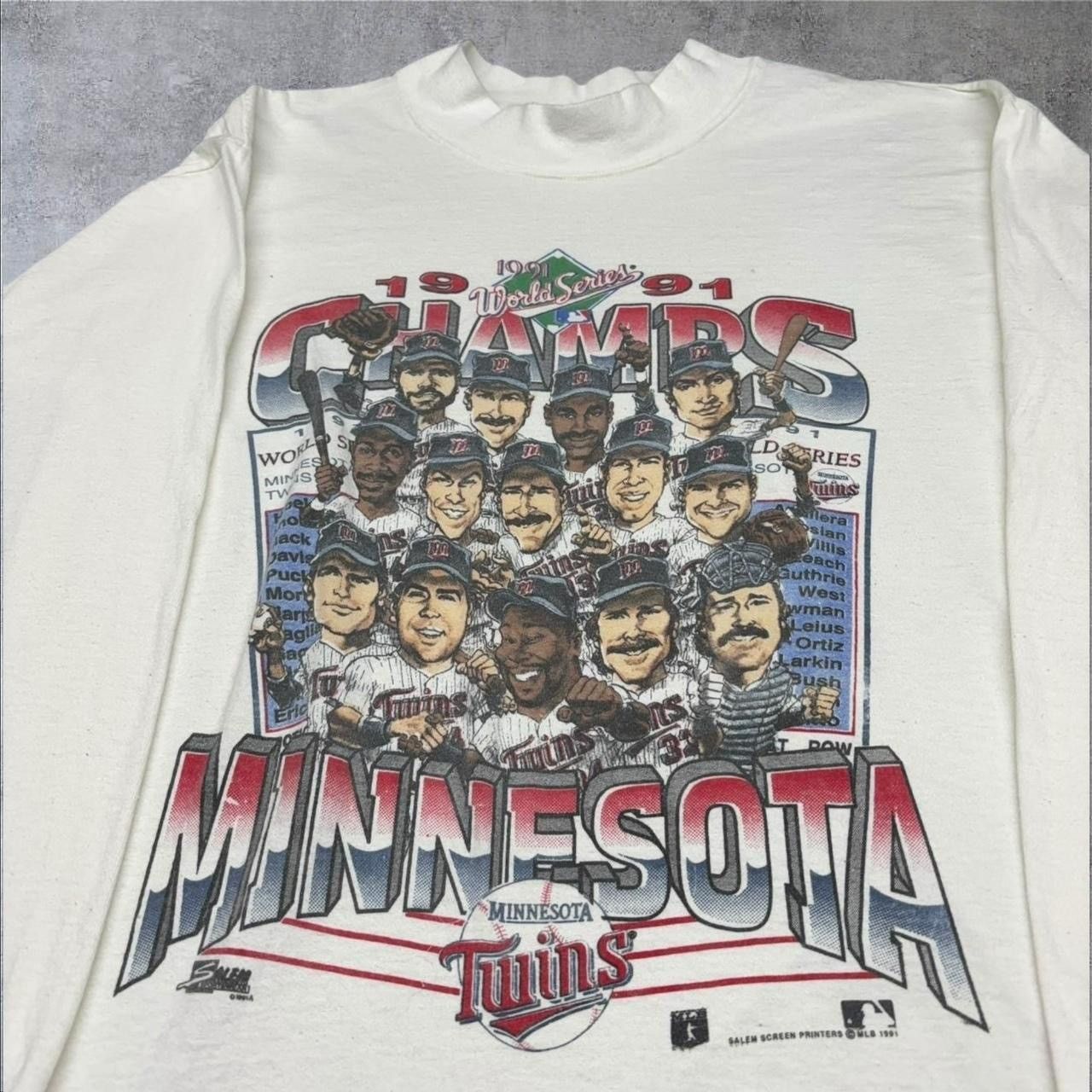 Salem Sportswear × Vintage Vintage Minnesota Twins Tshirt Size US L / EU 52-54 / 3 - 2 Thumbnail