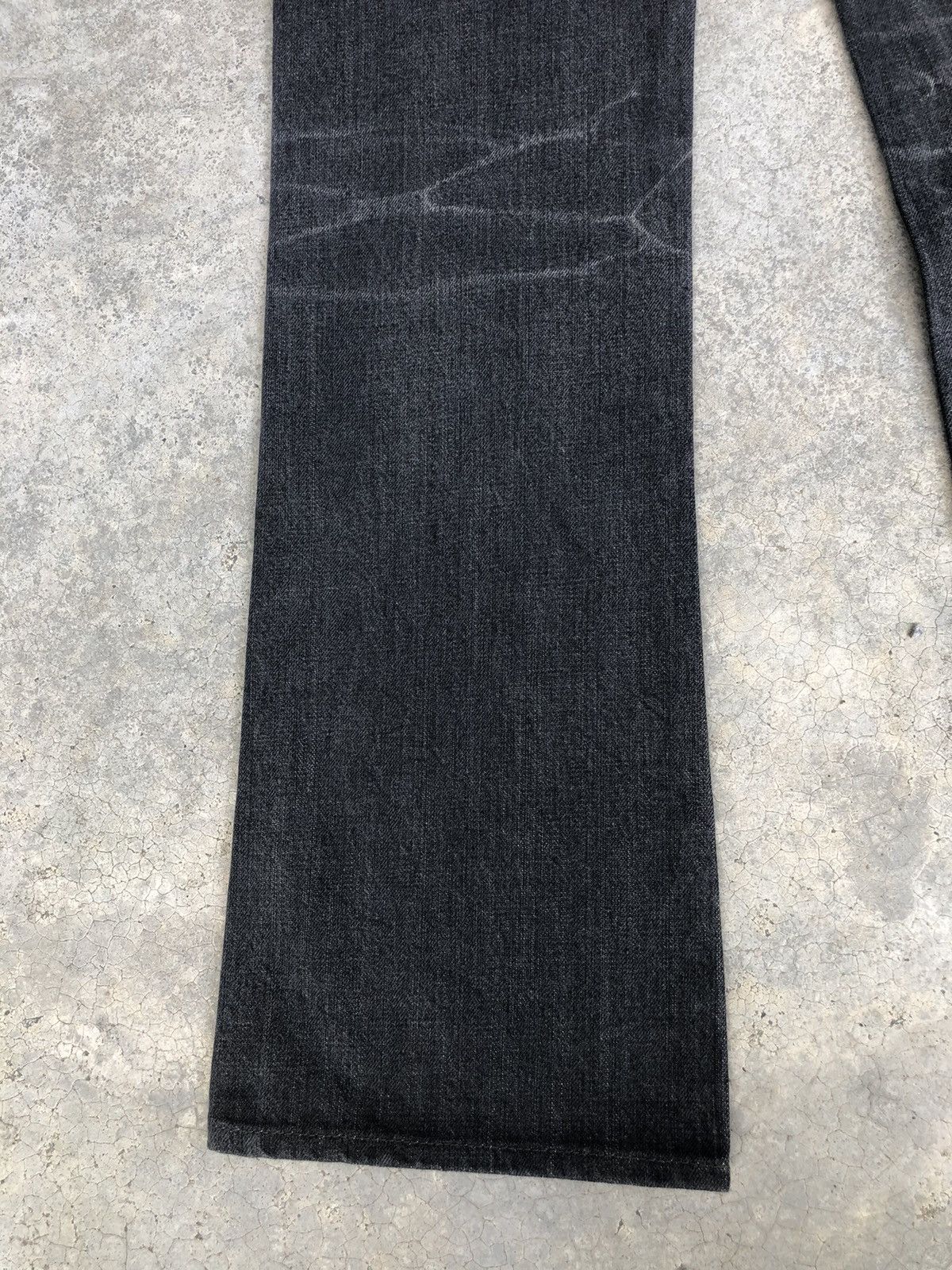If Six Was Nine Japanese Platium Moussy Flared Jeans Distressee Jeans Size US 31 - 11 Thumbnail
