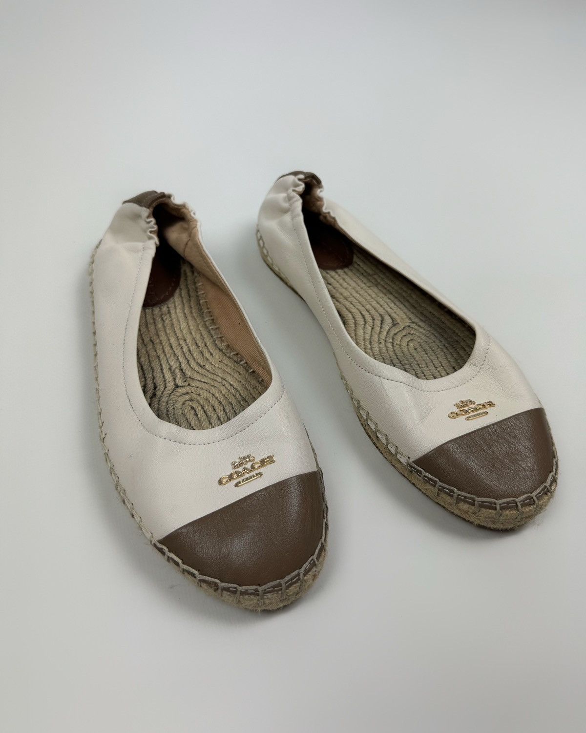Coach Coach Leather Espadrilles Shoes Size 7.5 Size US 7.5 / IT 37.5 - 1 Thumbnail