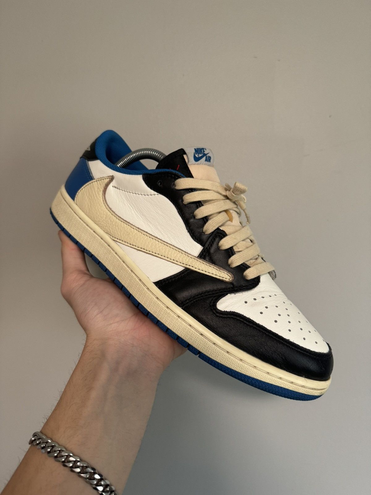 Jordan Brand Travis Scott Fragment Jordan 1 Low Size 11 Size US 11 / EU 44 - 9 Thumbnail