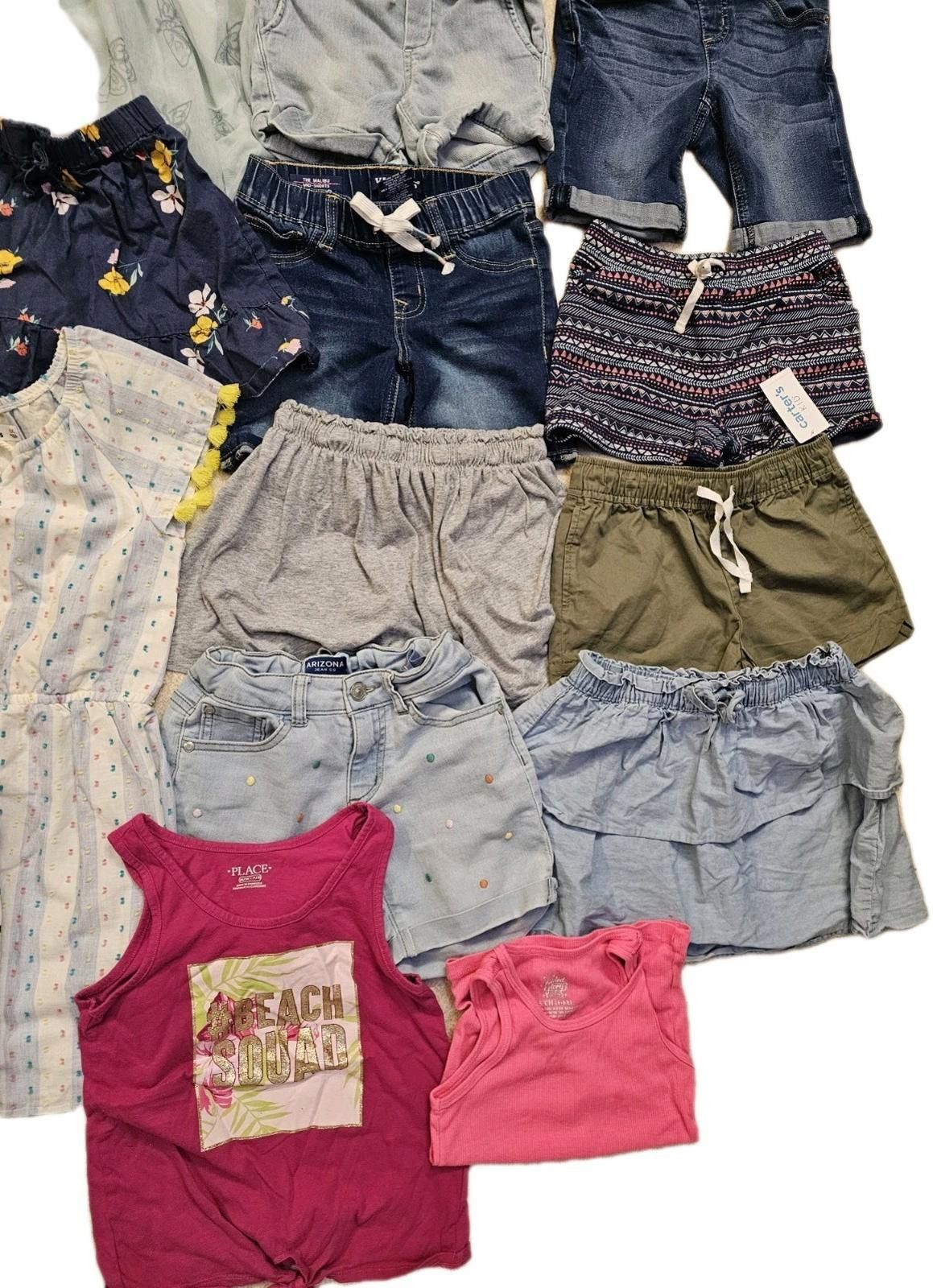Other Girl Clothes Size 6/7 Mixed Brands lot of 17 pieces Summer Size ONE SIZE - 3 Thumbnail