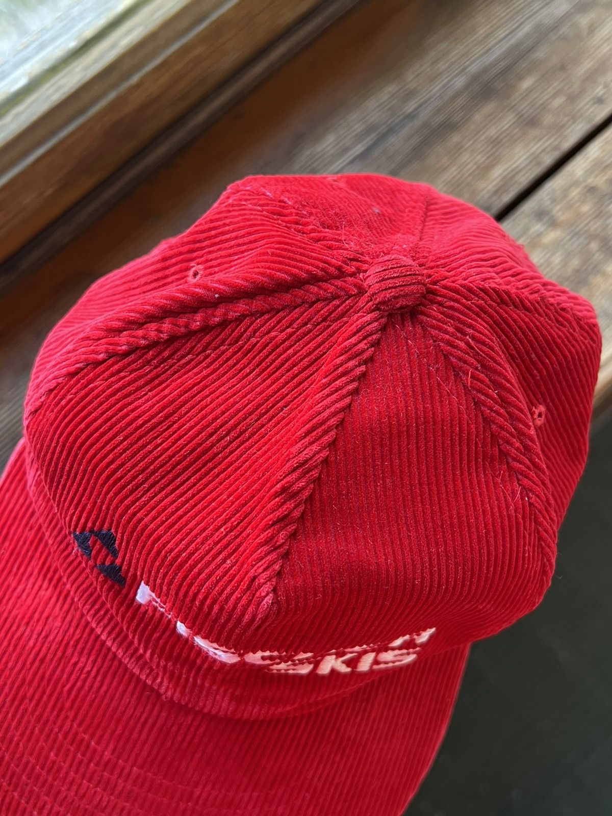 Vintage Vintage Headwear Cap Ficher Skis Red Corduroy Hat Size ONE SIZE - 12 Thumbnail