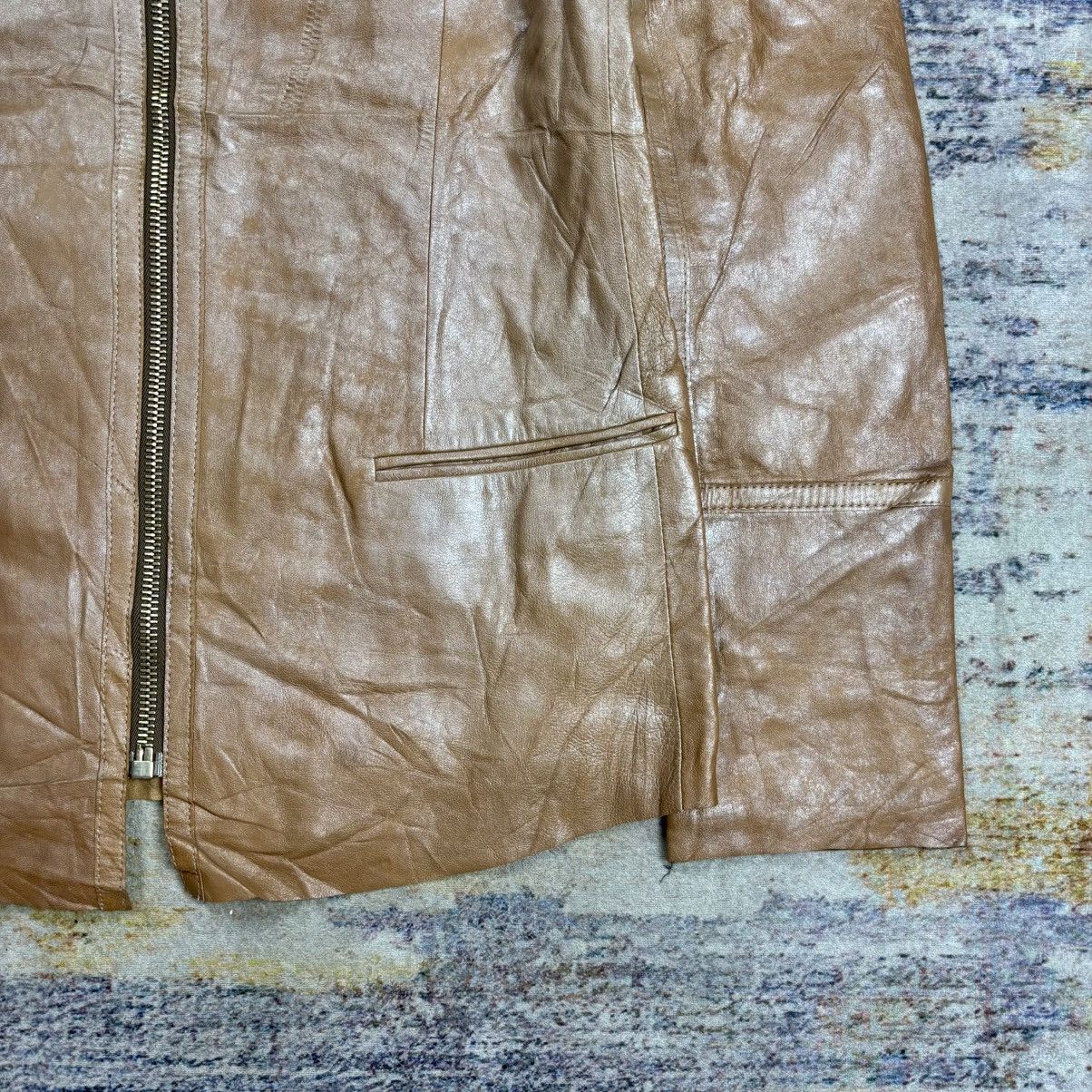 Paul Smith 2000s Paul Smith -Raccagni Lightweight Waxed Leather Jacket Size US L / EU 52-54 / 3 - 4 Thumbnail