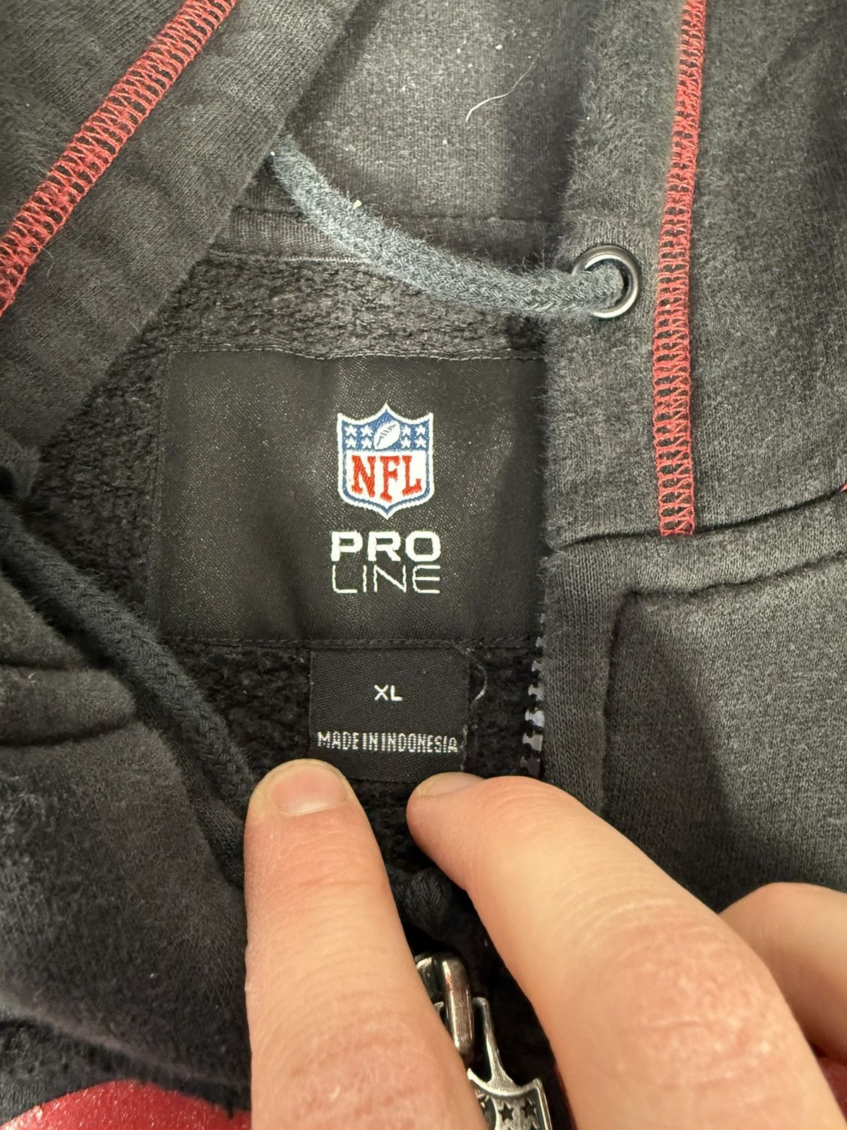 NFL Vintage NFL Pro Line NY Giants Full Zip Hoodie Size US XL / EU 56 / 4 - 5 Thumbnail