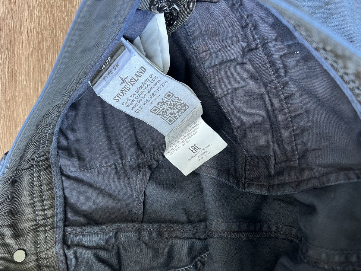 Stone Island Stone island garment dyed blue cargos Size US 29 - 6 Thumbnail