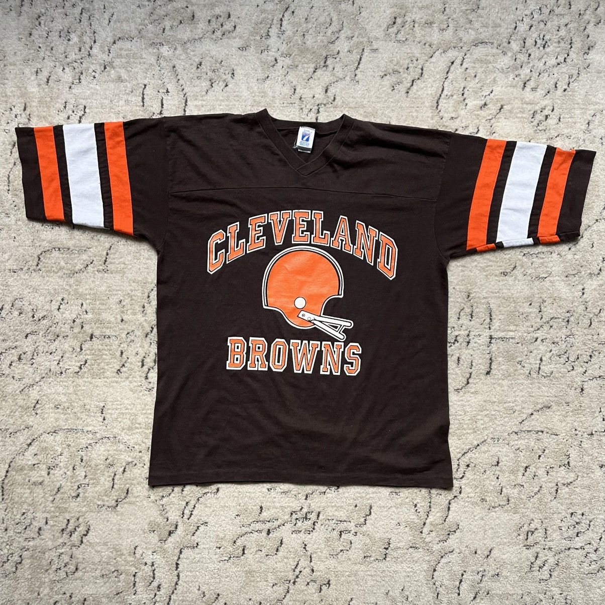 Logo 7 Vintage Logo 7 Cleveland Browns Jersey Size US L / EU 52-54 / 3 - 1 Thumbnail