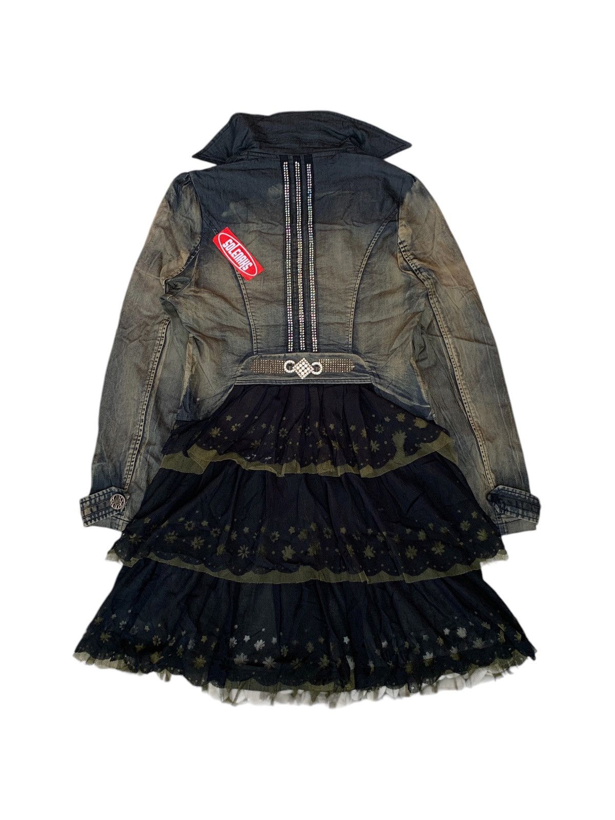 If Six Was Nine × Japanese Brand × Vintage Vtg midi dress punk style y2k Size S / US 4 / IT 40 - 10 Thumbnail
