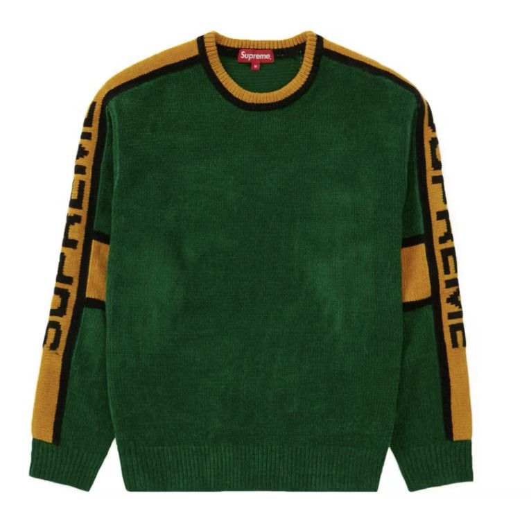 トップス Supreme Abstract Stripe Cardigan Olive Supreme Supreme Abstract Stripe Cardigan Olive | Grailed