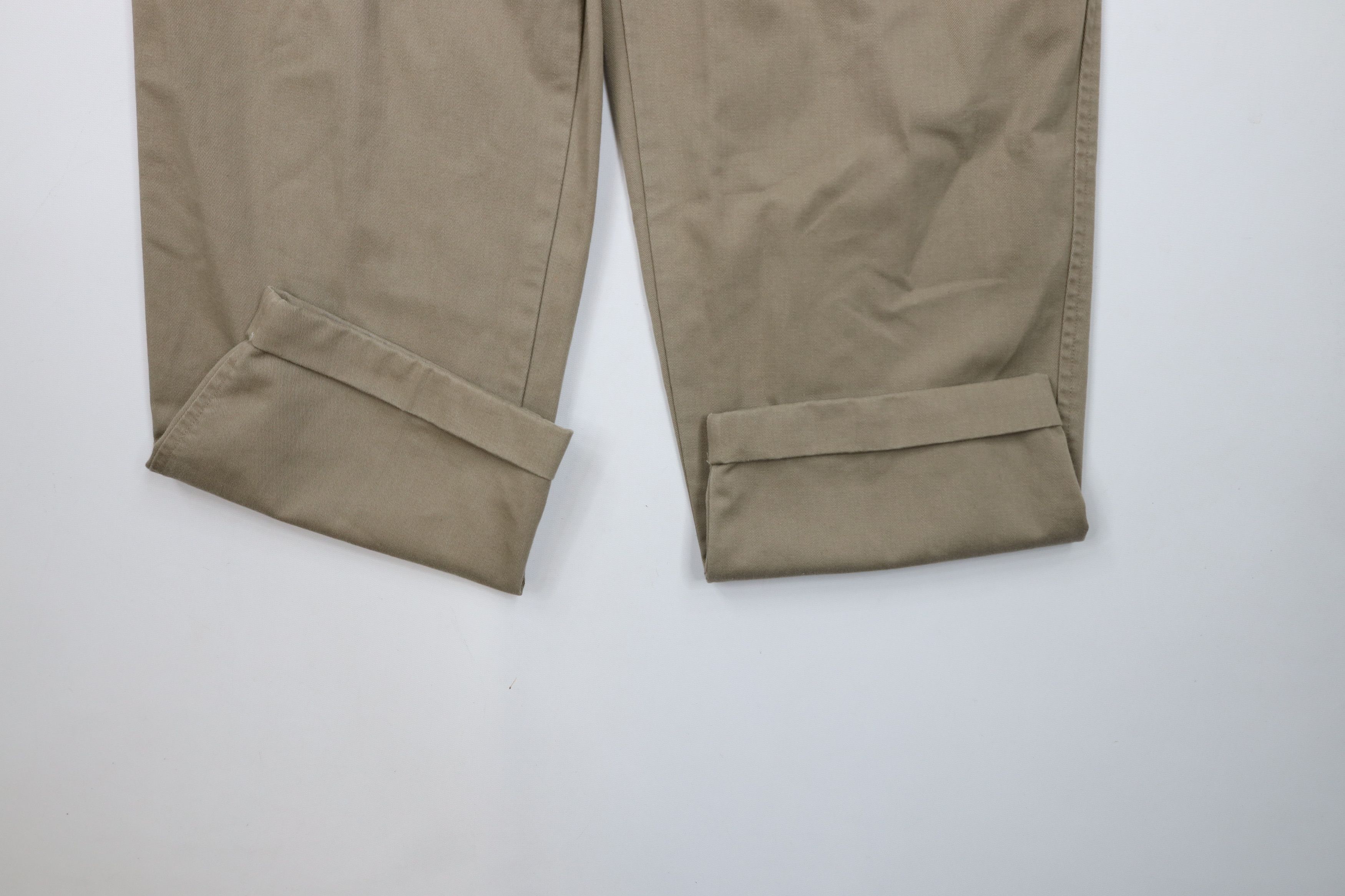 Gap × Vintage Vintage 90s Gap Fit Relaxed Pleated Cuffed Chino Pants USA Size US 36 / EU 52 - 5 Thumbnail