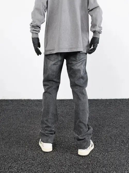Jean damaged grunge washed faded jeans Size US 32 / EU 48 - 8 Thumbnail